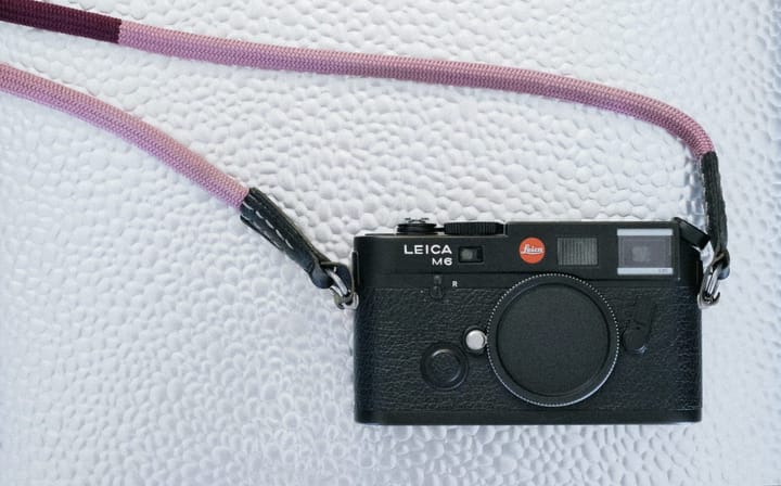 Leica M6 on a textured background