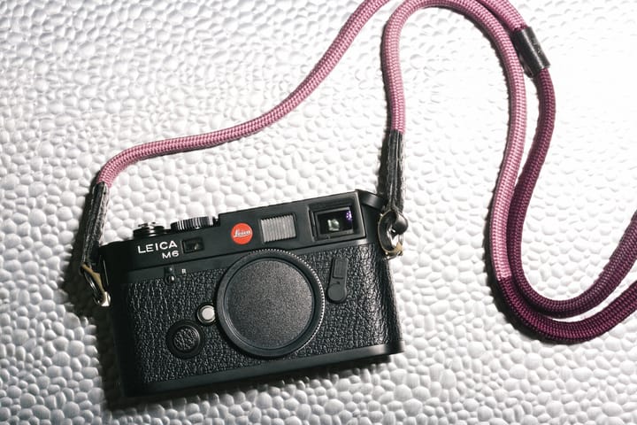 Leica M6 TTL 0.85 on a textured background